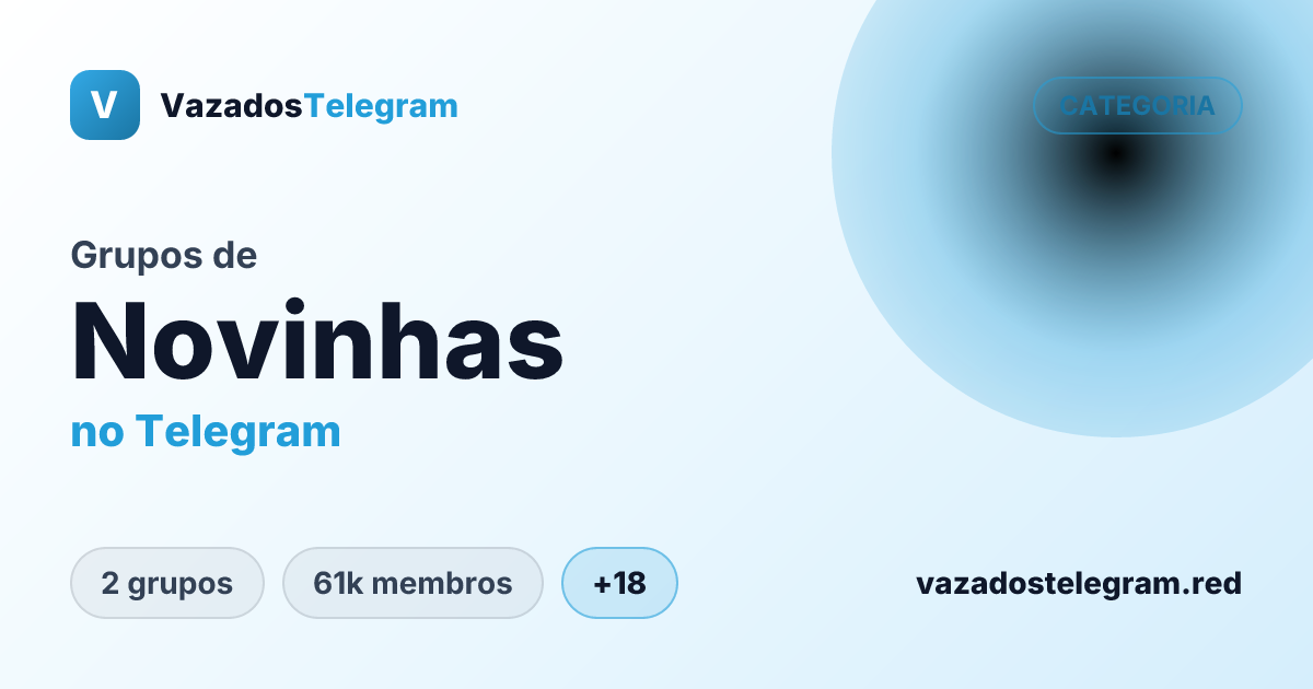 Prévia da imagem de compartilhamento de grupos de Novinhas